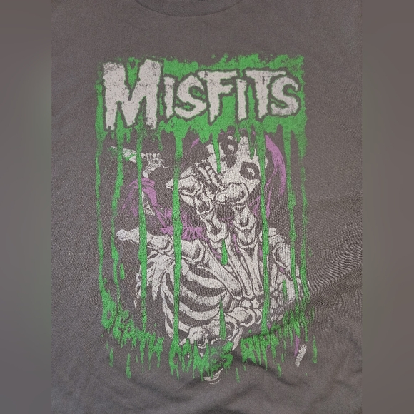 Misfits Death Comes Ripping Samhain Short Sleeve Crew Neck SZ2XL - Picture 4 of 5